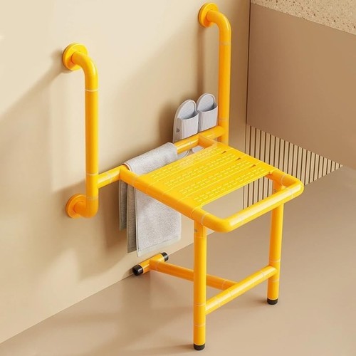 Shower seat folding - shower, wall