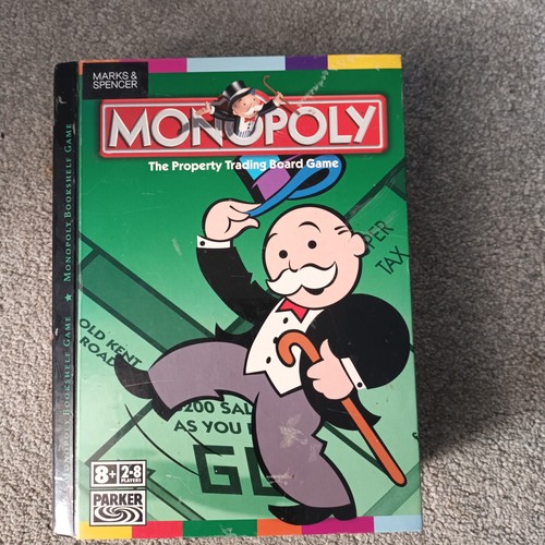Monopoly bookshelf game parker - monopoly,