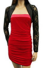 Black Ivory Red Satin Band