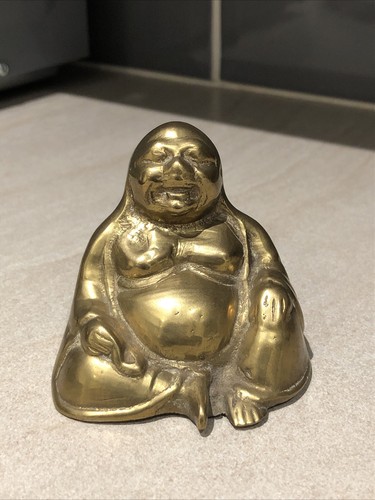 Vintage brass buddha - vintage,