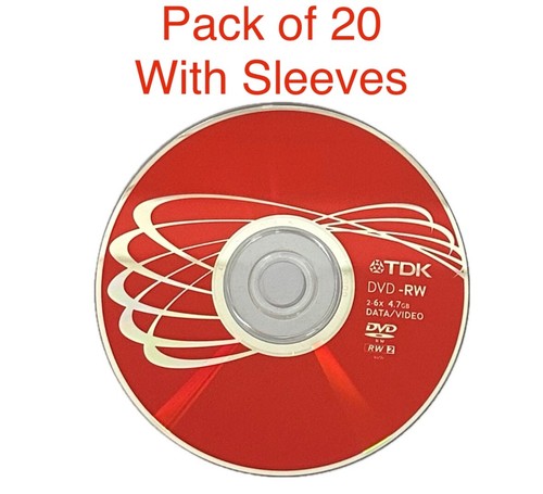 Tdk blank dvd discs - blank, dvd-rw