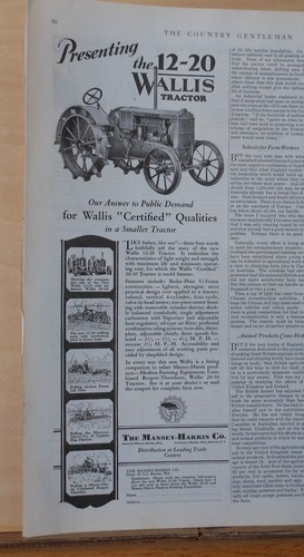 1929 magazine for - ad, massey