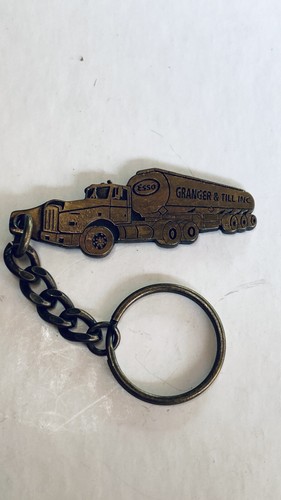 Vintage keyring esso truck - keyring,