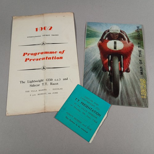Races 1962 programme of - programme,