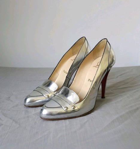 Louboutin shoes silver - shoes,