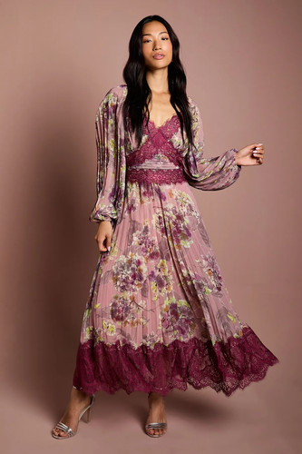 Coast pink fit flare - coast, dress