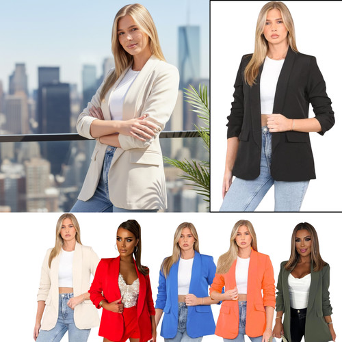 Lined blazers for women - blazers,