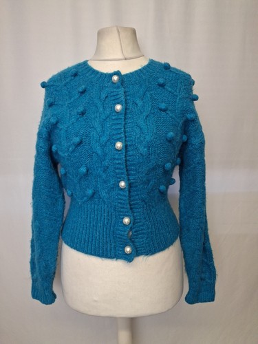 Zara cardigan vibrant - , blue
