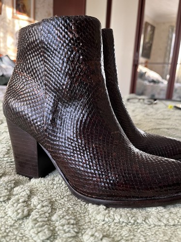 Leather ankle boots dune - leather, by
