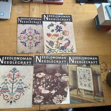 Set of 5 Needlewoman and Needlecraft Magazines 1940's 50’s Knitting etc