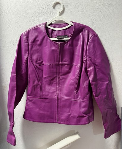 Shape purple leather - purple,