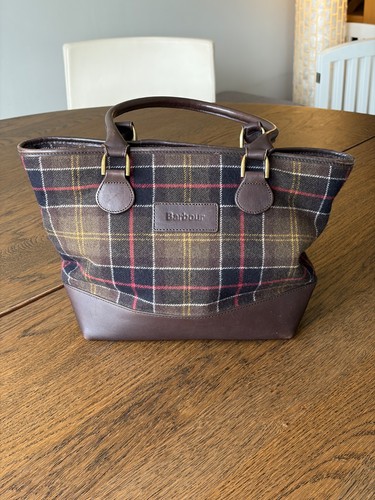 Barbour dee wool and leather - wool,