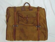 Military garment carrier Officers canvas uniform cover bag  WW1 antique French