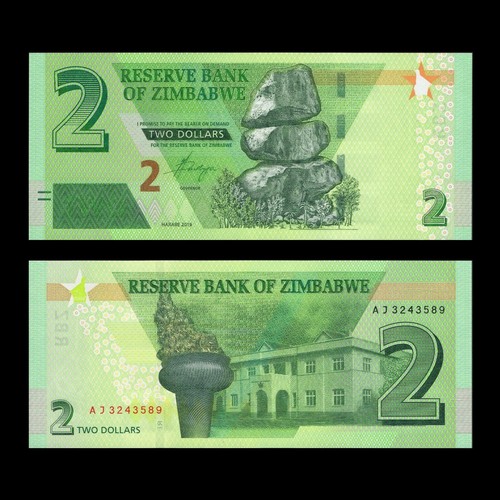 Zimbabwe dollars 2019 - 2,