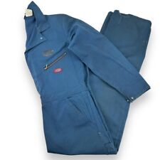Vtg Dickies Jumpsuit Boiler-suit Overalls, Navy Blue, 42L - Large  (R+TJ1142)