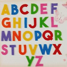 Felt Alphabet Letters 3.2 cm Appliqué Crafts Education 26 Letters Bright Colours