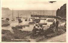 Abersoch. The Harbour (High Tide) # W.2412 by Valentine's.