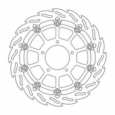 Mv Agusta BRUTALE 800 RR ABS 2022 Moto Masters Flame Racing Front Brake Disc Rig