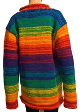 100% Wool Oversized Rainbow
