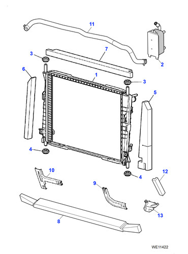 Jaguar genuine mounting - genuine,