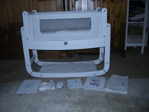 Snuzpod cot with extras - 2,