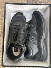 Chanel Low Top All Black Trainers Size 45 EU