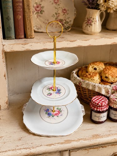 Tier china cake tea stand - tier,