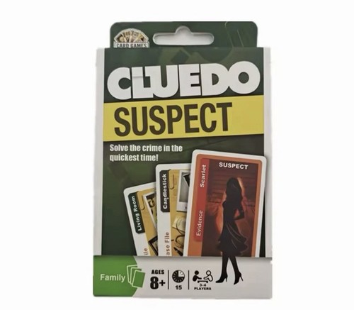 Cluedo suspect card game - cluedo,