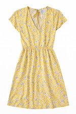 NEXT Yellow Floral Dress Size