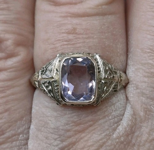 Antique art deco 14ct gold - antique,