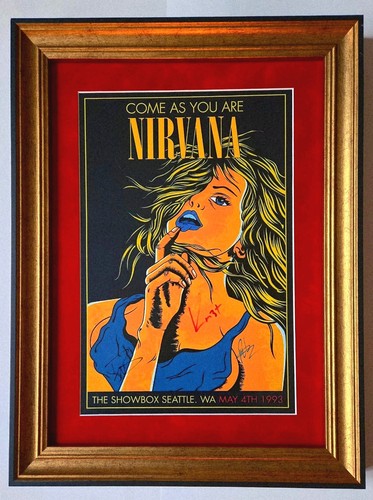 Signed band nirvana - signed,
