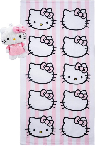 Hello kitty plush bath - plush, towel