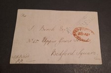 Great Britain Stampless Cover Scarce Blackmoor Cancel