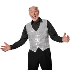 Man Sequin Vest Glitter