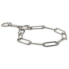 Dog Check Chain Choker Collar
