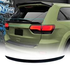 For Jeep Grand Cherokee SRT 2012-2021 Gloss Black Rear Spoiler Lip Middle Wing