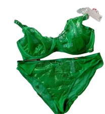 Women's Green Underwire Bra