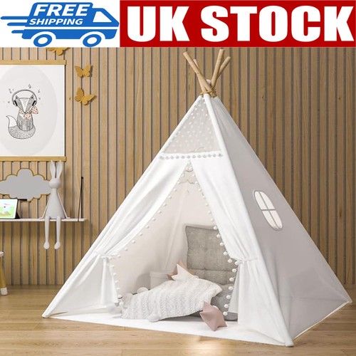 Kid teepee tent white 160cm - white,