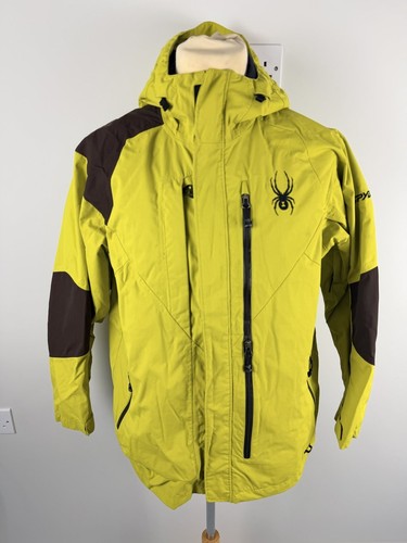 Mens spyder ski jacket - ski, lime