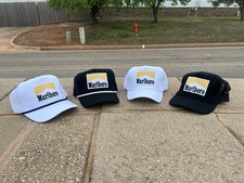 Products Vintage Marlboro Lights gold cigarette patch TRUCK ROPE snap back