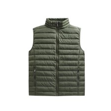 Men's Khaki Green Quilted