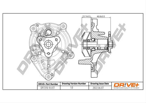 Water pump mechanical
