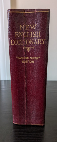 New english dictionary - new,