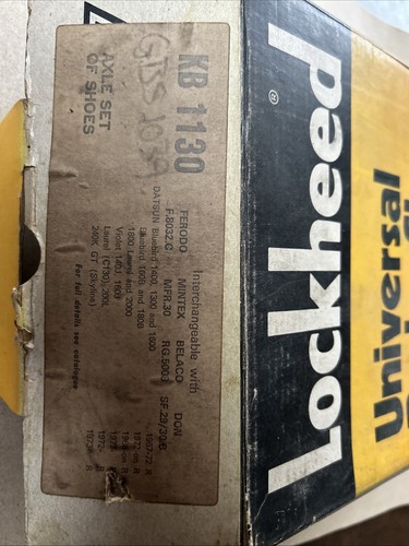 Lockheed brake shoes - brake,