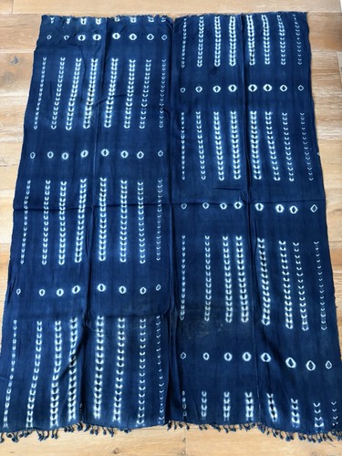 Vintage african indigo denim - african,