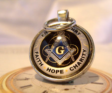 Masonic Pocket Watch Chain Fob