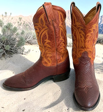 Tony Lama SHARK Skin Brown