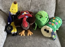 Aldi Kevin the Carrot Friends Soft Toys Ebanana, Turkey, Russel Sprout, Cuthbert