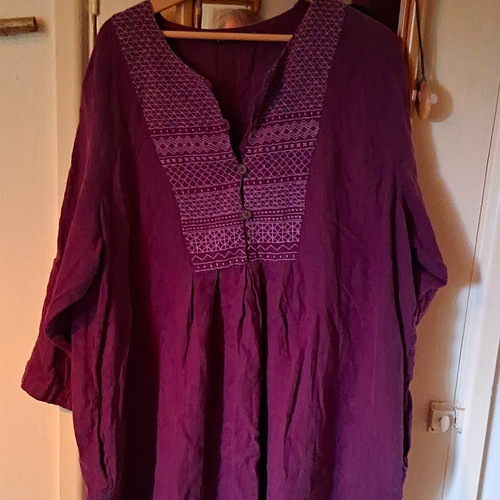 Gudrun sjödén purple linen - gudrun,