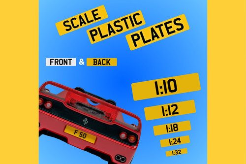 Number plates for scale - plates,